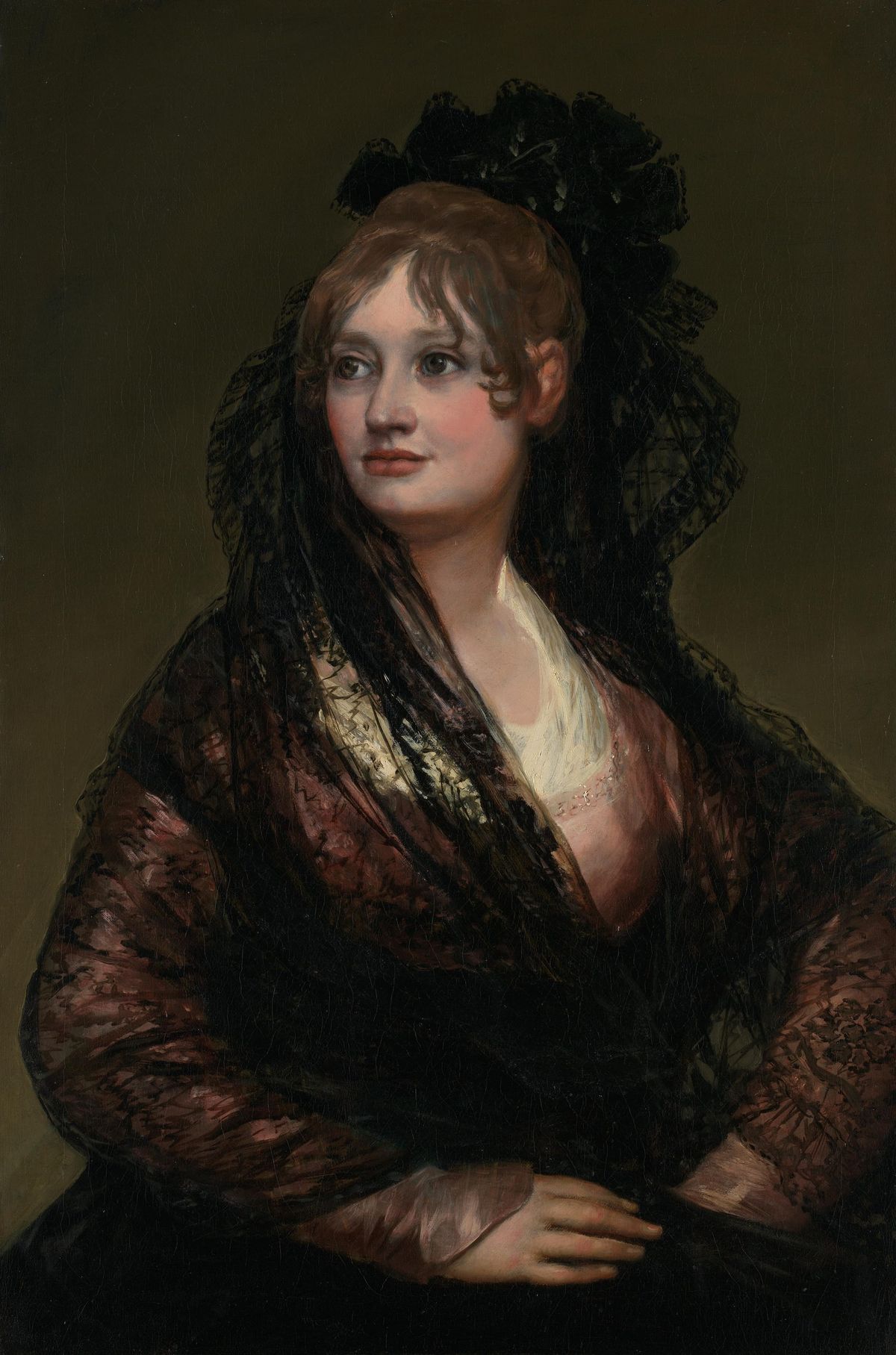검은 만티야를 쓴 여인의 초상 (이사벨 데 포르셀 부인의 초상) Portrait of Doña Isabel de Porcel