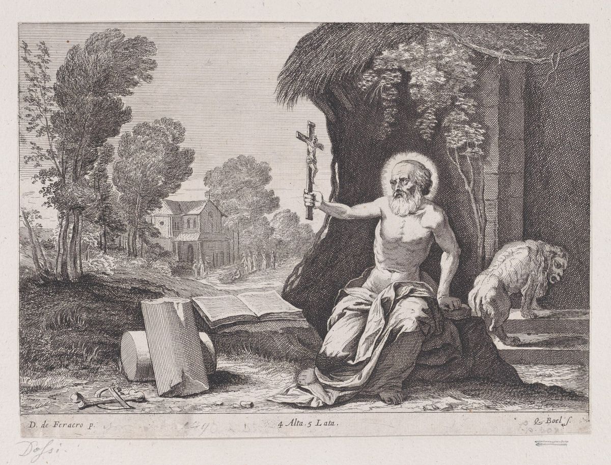 성 히에로니무스의 광야 Saint Jerome in the Wilderness