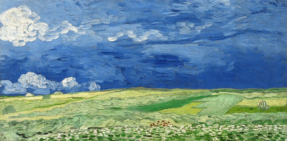 우뢰구름 아래의 밀밭 Wheatfield under Thunderclouds