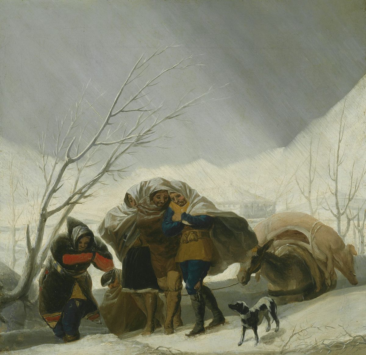 눈보라 (겨울) The Blizzard (Winter  La nevada)