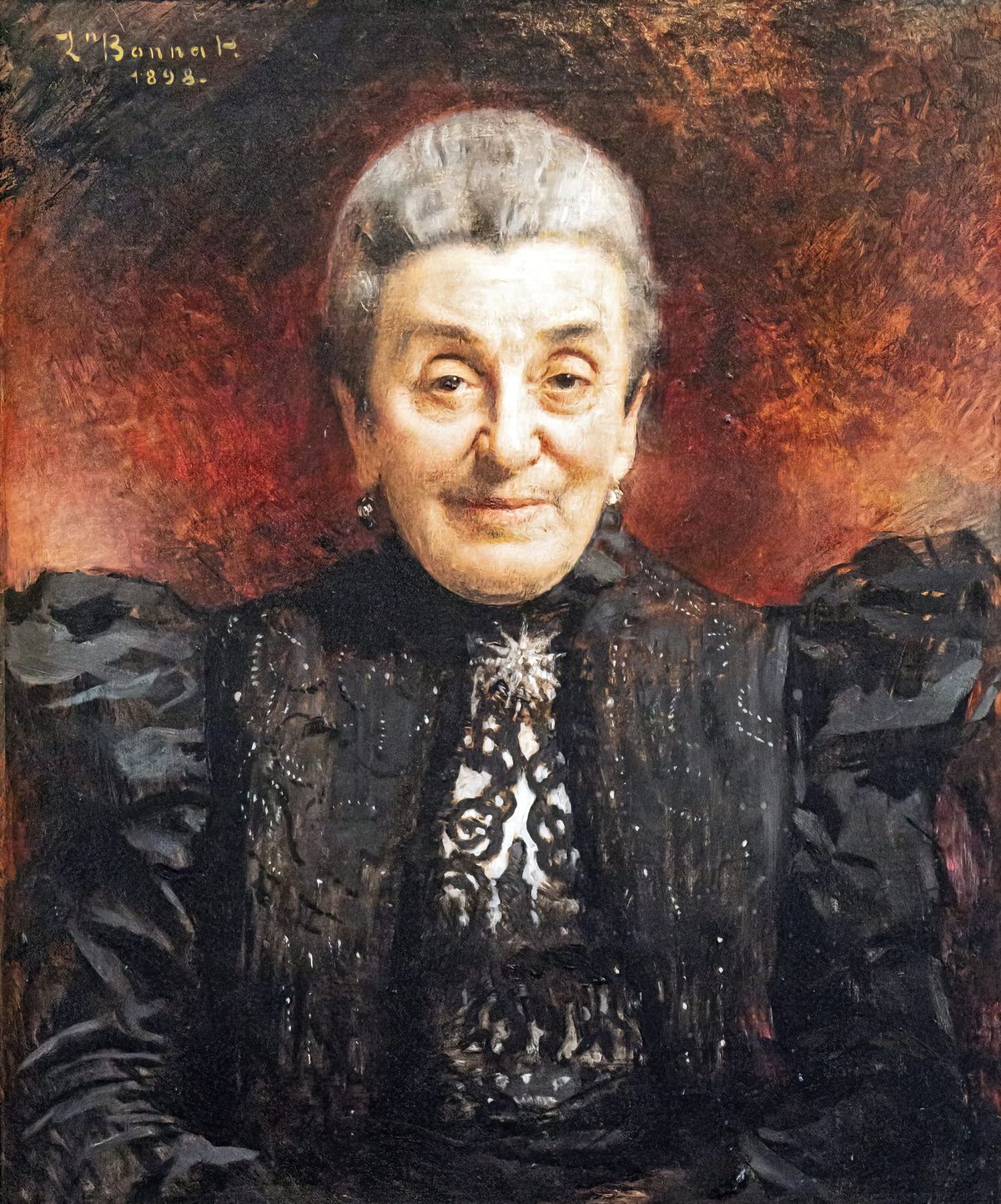 노인의 초상 Portrait de dame âgée