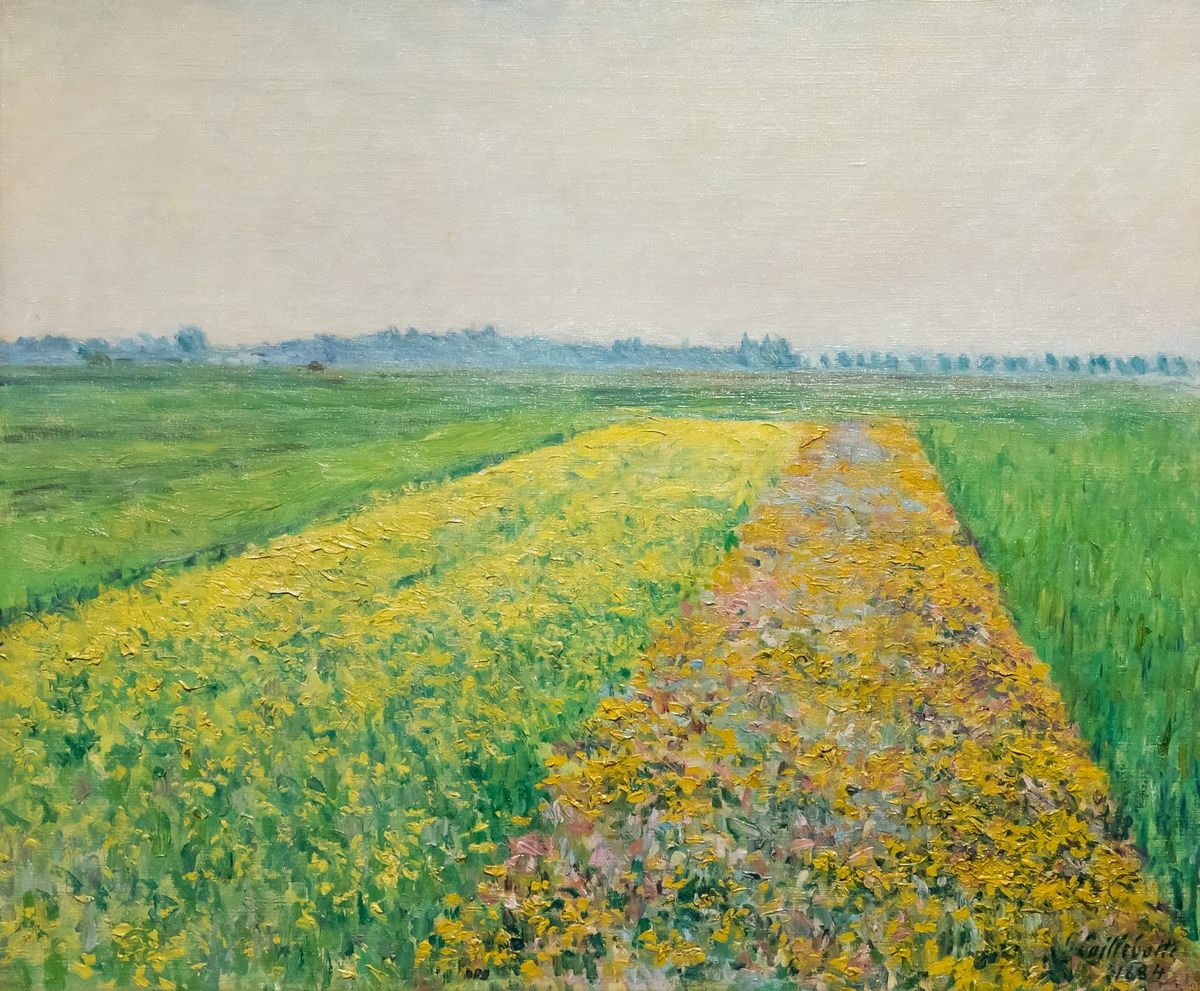 젠빌리에의 노란 들판 The Yellow Fields at Gennevilliers
