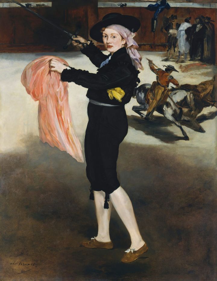 투우사 복장을 한 빅토린 메랑 (Mlle Victorine in the Costume of a Espada), 마네