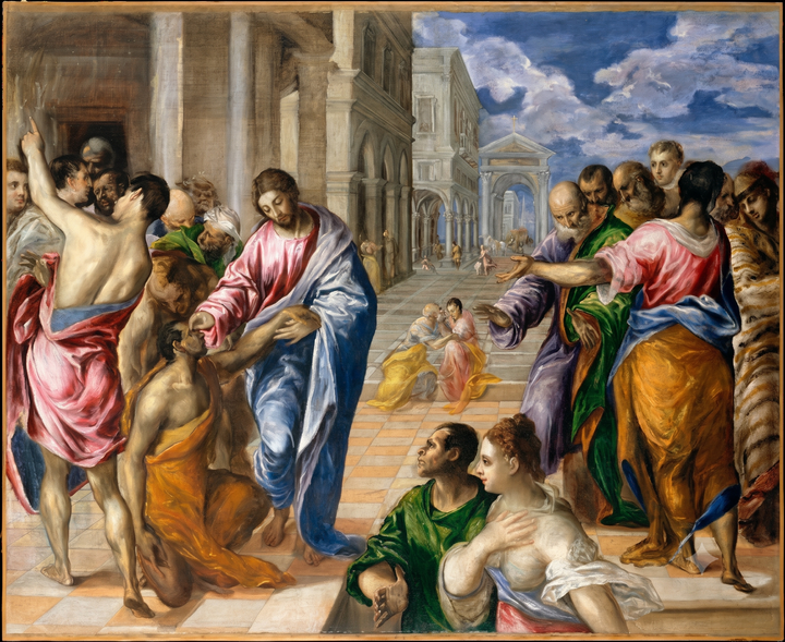 시각장애인과 그리스도 (Christ Healing the Blind)