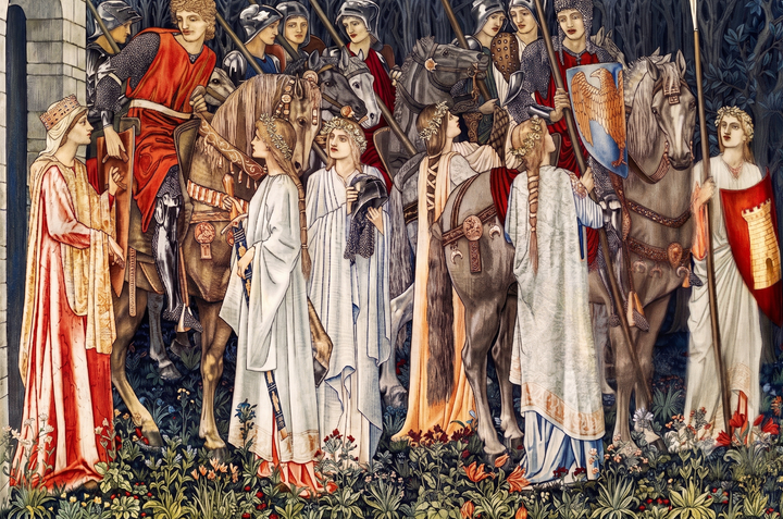 기사들의 무장과 출발 (The Arming and Departure of the Knights)