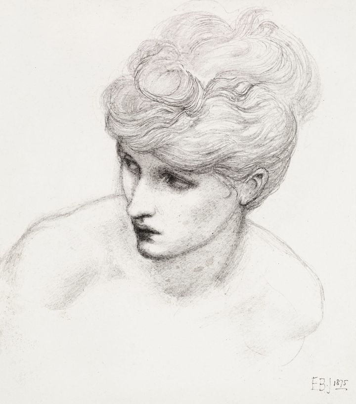 여인 초상 습작 (Study of a Woman's Head)