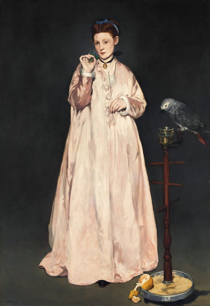 앵무새와 여인(Woman with a Parrot)
