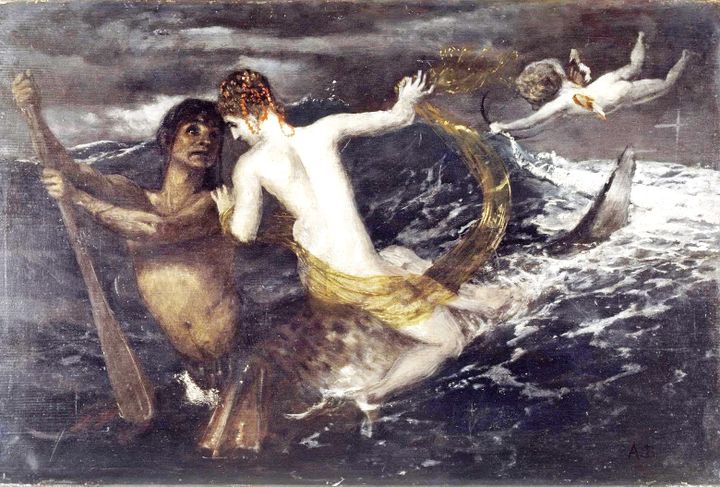 어두운 밤바다를 뒤흔든 격정의 세레나데와 화실의 유쾌한 난투, 트리톤과 네레이드 Triton and Nereid