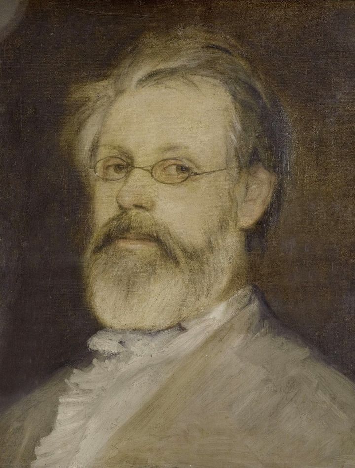 안경 너머로 번뜩이는 동판화가의 지성과 우정, 프리드리히 베버의 초상 Portrait of Friedrich Weber