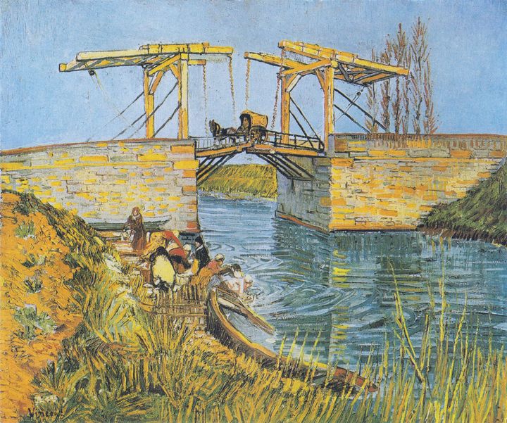 햇살 부서지는 프로방스의 물가와 정겨운 일상, 아를의 랑글루아 다리 The Langlois Bridge at Arles