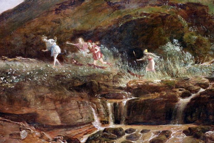 깊은 산골짝을 가르는 사냥의 환호성과 맑은 계곡물, 디아나의 사냥 The Hunt of Diana