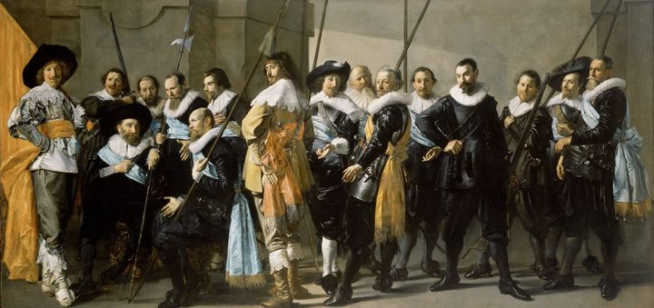 마그레에르 스케이프 대위와 니콜라스 판 밤베크 중위 지휘 아래의 11지구 민병대(The Company of Captain Reynier Reael and Lieutenant Cornelis Michielsz Blaeuw)