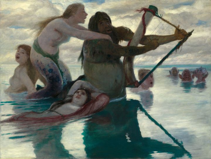 에메랄드빛 바다를 울리는 기괴하고 감미로운 하프 선율, 바다에서 In the Sea