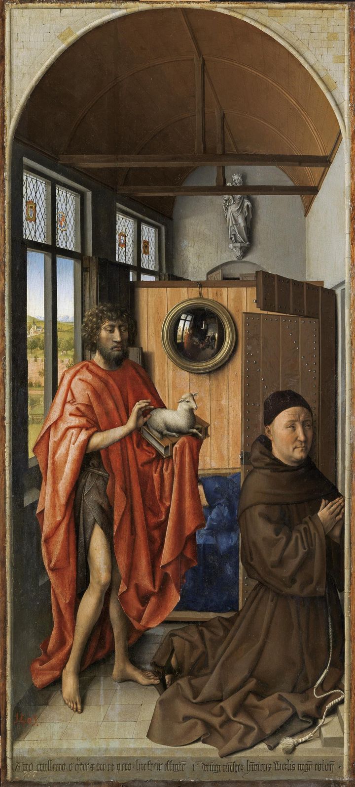 베르포트 제단화: 세례자 요한과 후원자 하인리히 폰 베르포트 - Werl Altarpiece: St. John the Baptist and Donor Heinrich von Werl