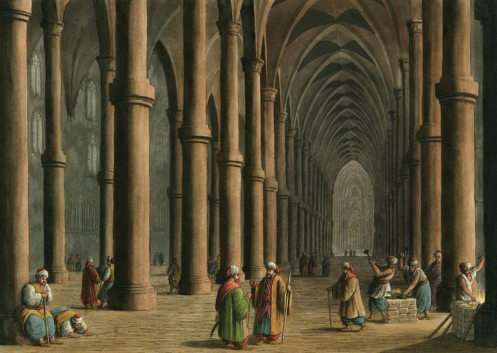 니코시아의 성 소피아 성당(하심 모스크) 내부 전경 (Inside of the Cathedral of St. Sophia at Nicosia)