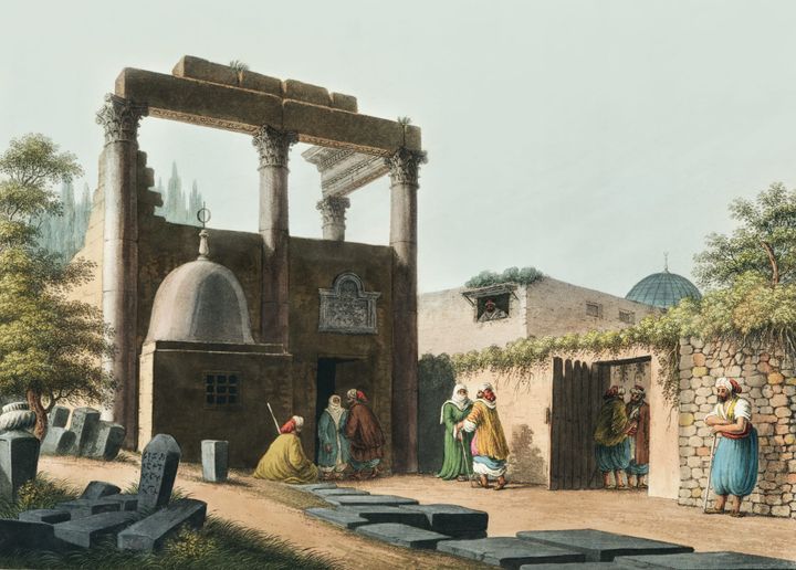 코린토스 근처의 세인트 테오도레 신전 유적 전경 (Remains of a Temple of St. Theodore near Corinth)
