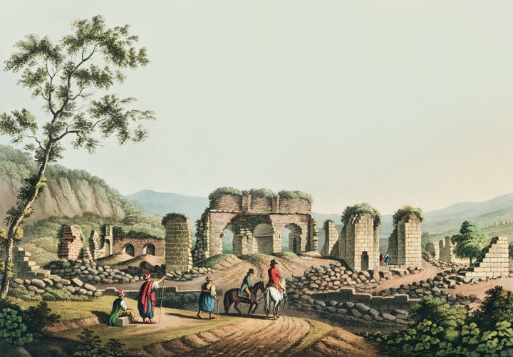 시라쿠사근처 암피테아트룸(원형극장) 유적 전경 (Remains of an Amphitheatre near Syracuse)