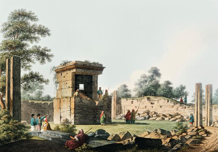 코린토스 근처의 주피터(제우스) 신전 유적 전경 (Remains of a Temple of Jupiter near Corinth)