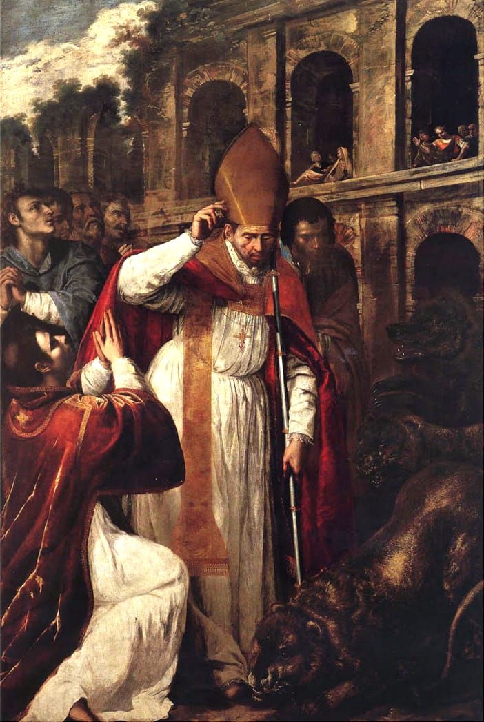 포초올리 원형경기장에서의 성 제나로의 순교 (Saint Januarius in the Amphitheatre at Pozzuoli)