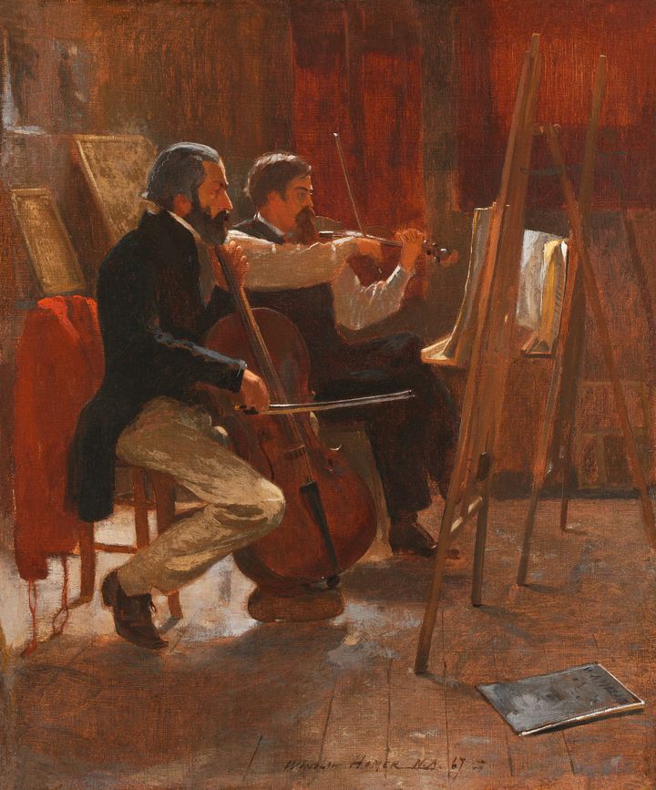 연주자들 (화실 안의 아마추어 음악가들) - The Musicians / The Amateur Musicians