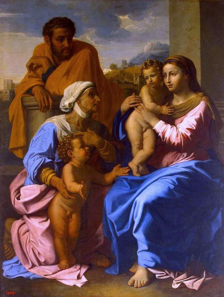 성 엘리사벳과 세례 요한이 있는 성가족 The Holy Family with St. Elizabeth and John the Baptist