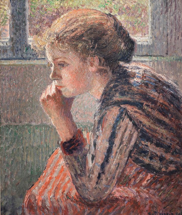 라 로사라 불리는 어린 소녀의 옆모습 - Head of a Young Girl in Profile, Known as 'La Rosa' (Tête de jeune fille de profil dite La Rosa)