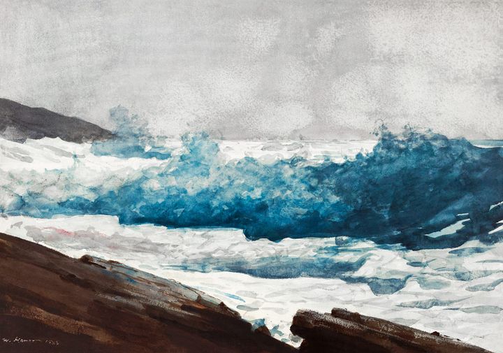 부서지는 파도 (메인 해안의 큰 파도) - The Breakwater / Breaking Wave