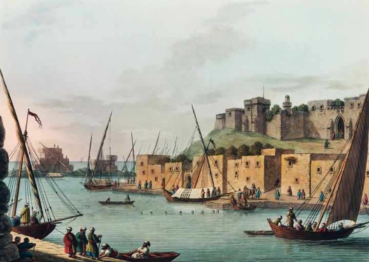 카라마니아의 아이아스 성채와 항구 (Castle and Harbour of Ayas in Karamania)