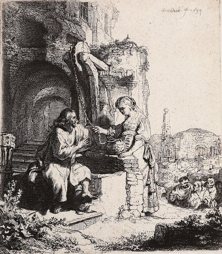 사마리아 여인과 함께 있는 그리스도(Christ and the Woman of Samaria Among Ruins)