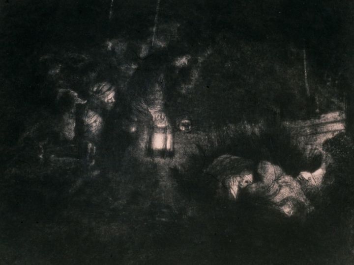 등불 빛 아래 이집트 피신 중의 휴식 (The Flight into Egypt by Night)
