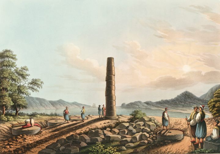 카라마니아 해안의 고대 기둥 유적 (An Ancient Column on the Coast of Karamania)