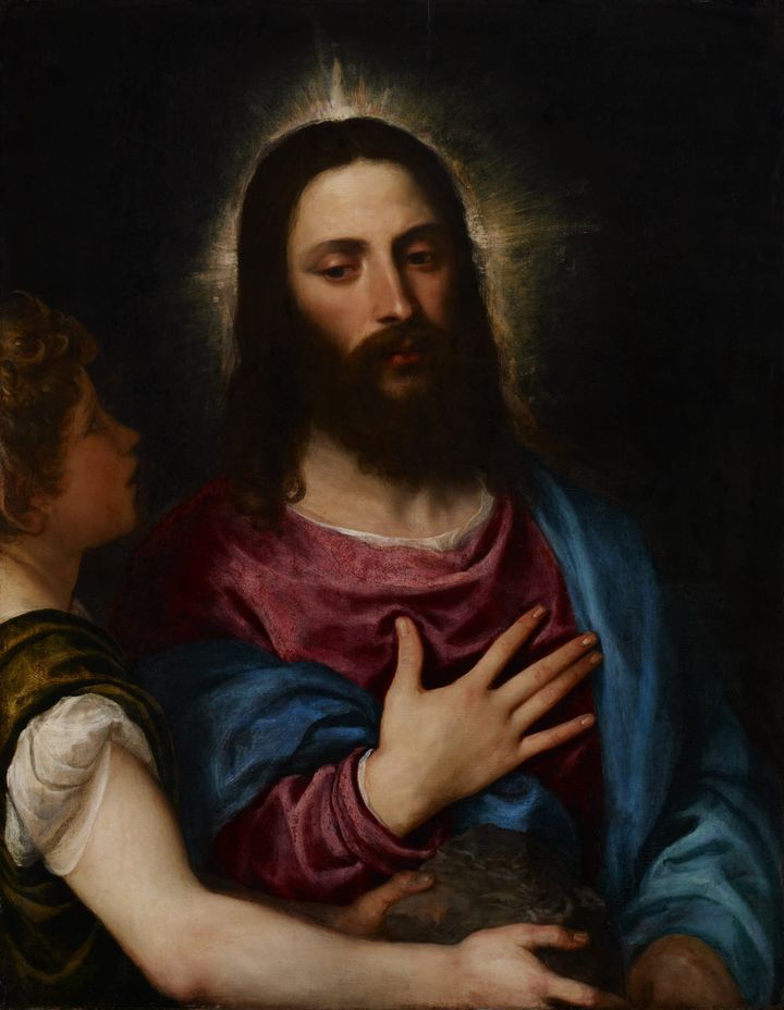 그리스도와 보리 빵을 바치는 소년 Christ with the Boy Offering Barley Loaves