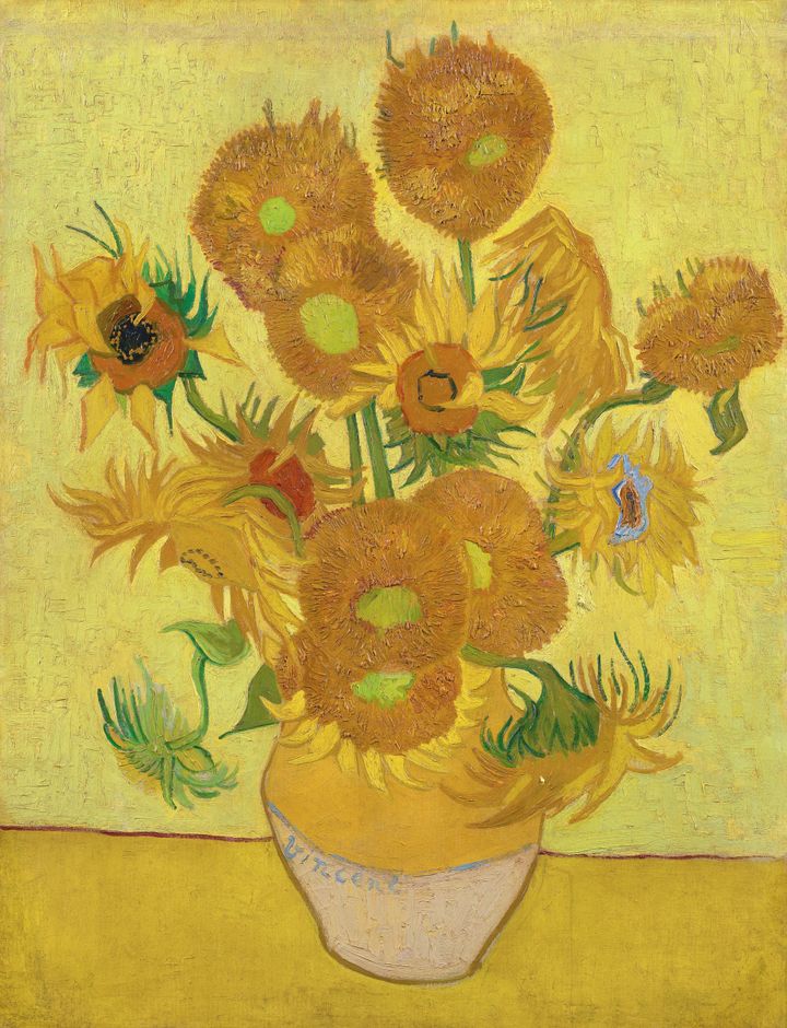 해바라기 (열다섯 송이 해바라기) - Sunflowers (Fifteen Sunflowers in a Vase)