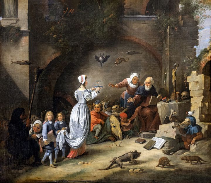 사막에서의 성 안토니우스의 유혹 La tentation de Saint Antoine dans le désert