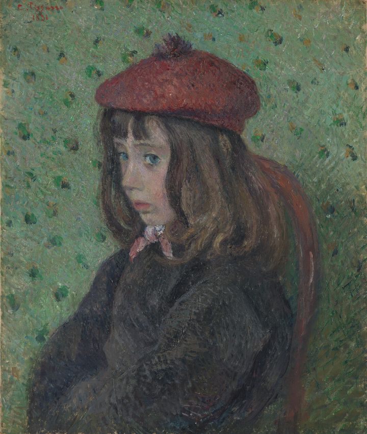 붉은 베레모를 쓴 펠릭스 피사로 (Félix Pissarro au béret rouge, 1881)