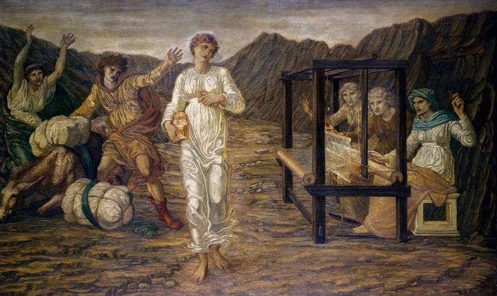 운명의 세 여신과 지상의 프시케 (The Departure of Psyche / Psyche and the Fates)