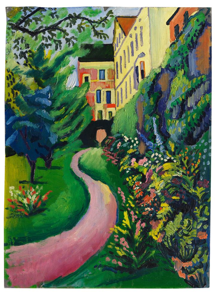 화사한 화단이 있는 우리의 정원 (Unser Garten mit blühenden Rabatten / Our Garden with Blooming Borders)