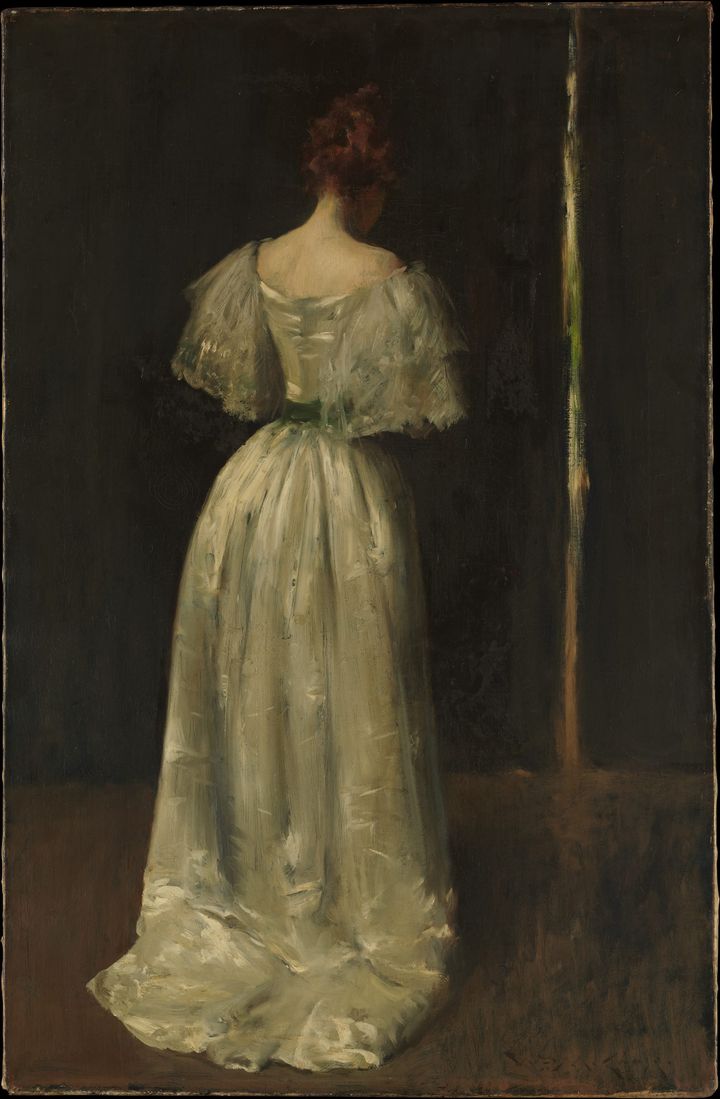 흰 드레스를 입은 여인의 뒷모습 A Lady in White (Study)