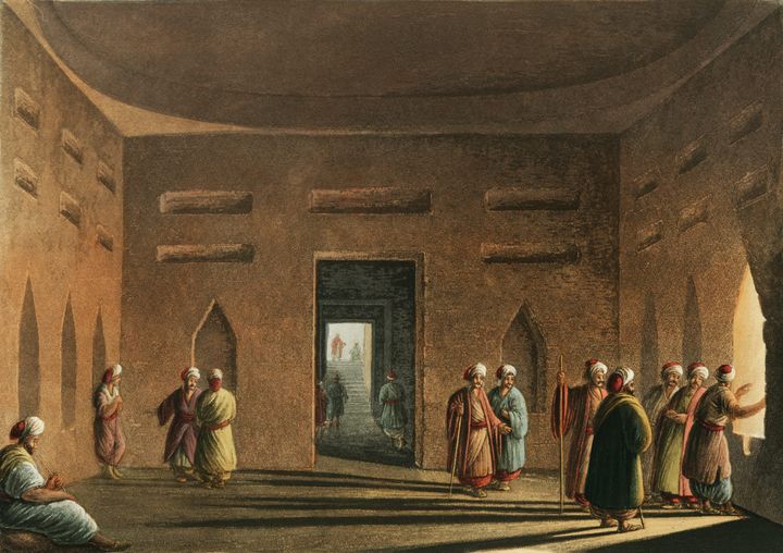 알렉산드리아 카타콤 내부 전경 (Interior of the Catacombs at Alexandria)