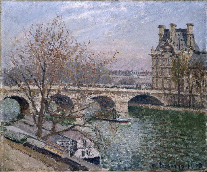 퐁루아얄과 파빌리옹 드 플로르 (The Pont-Royal and the Pavillon de Flore, 1903)