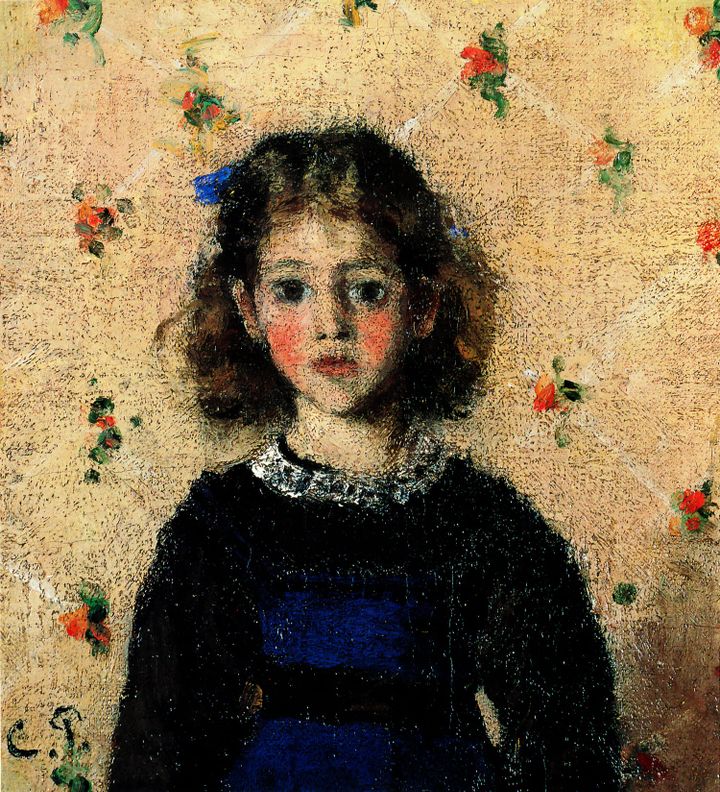 잔 피사로, 일명 미네트의 초상 (Portrait de Jeanne Pissarro dite Minette, 1872)