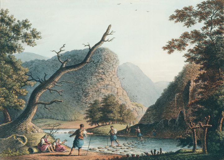 불가리아 림 강에 놓인 돌다리 (A Stone Bridge over the River Lim in Bulgaria)
