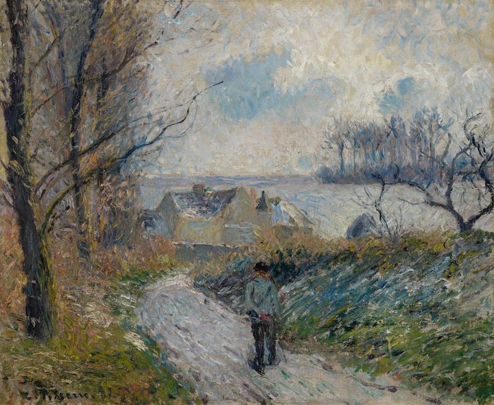 오니의 설경, 크리스마스 농장 (Effet de neige à Osny, ferme à Noël, 1882)