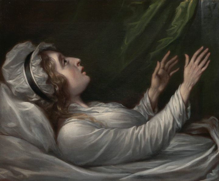 임종을 맞이하는 사라 트럼블 (Sarah Trumbull on Her Deathbed)