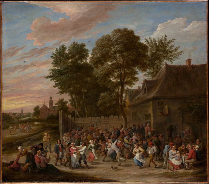 춤추며 잔치를 즐기는 농민들 Peasants Dancing and Feasting