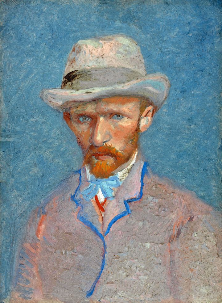 회색 펠트 모자를 쓴 자화상 - Self-Portrait with Grey Felt Hat