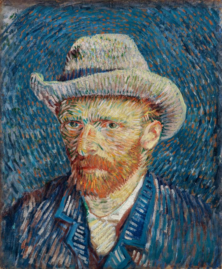 회색 펠트 모자를 쓴 자화상 - Self-Portrait with Grey Felt Hat
