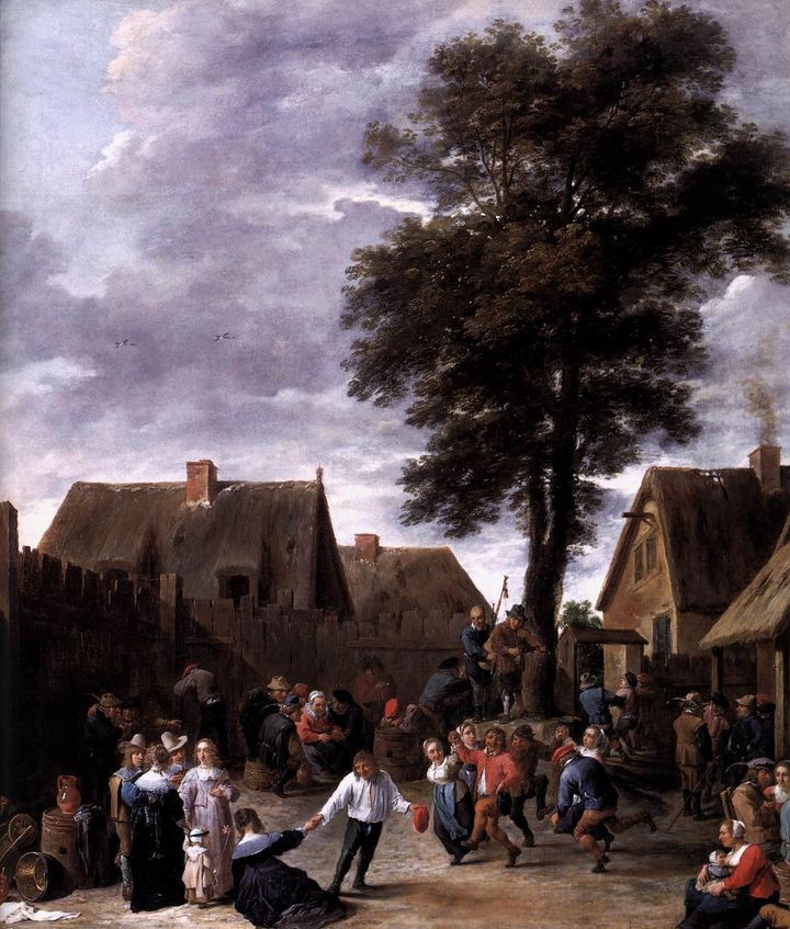 반달 주막의 키르메스 세부화 The Kermis at the Half Moon Inn detail