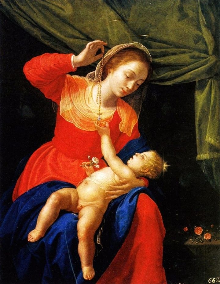 묵주를 든 성모와 아기 예수 - Virgin and Child with a Rosary (Madonna and Child with Rosary)