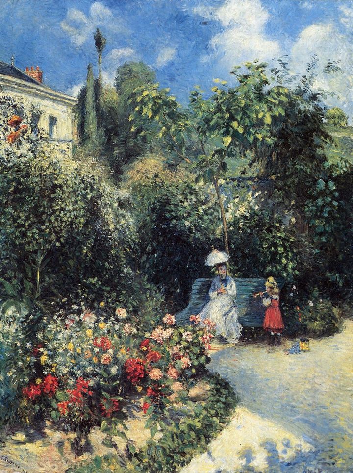 퐁투아즈 마튀랭 정원에서 - In the Garden of Les Mathurins, Pontoise